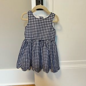 Navy and white gingham dress, Cat & Jack 2T NWT